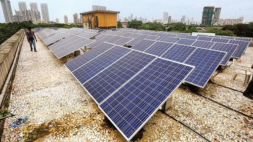 Mounting Structure Grid Tie 9 Kw Solar Rooftop System, For Home