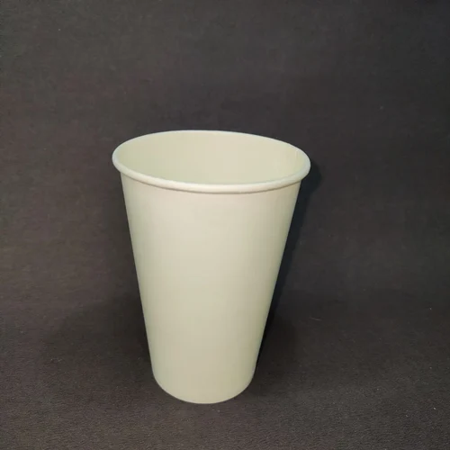 Food Paper 240 ML Disposable White Glass.