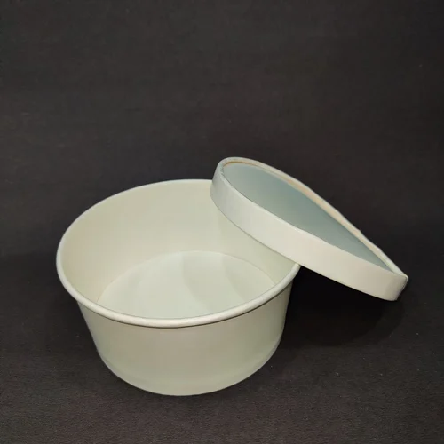 Paper Container 125 ML Disposable Glass With Paper Lid