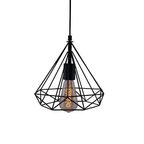 Edison Filament Diamond Cage Hanging
