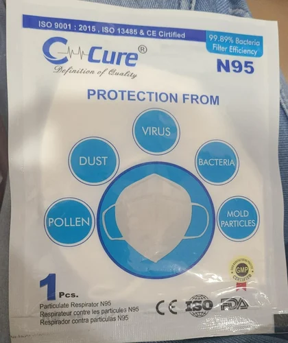 C-Cure ISI Marked N95 Mask With Heal Loop