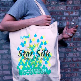 Earth Day-Recycled Cotton Bag