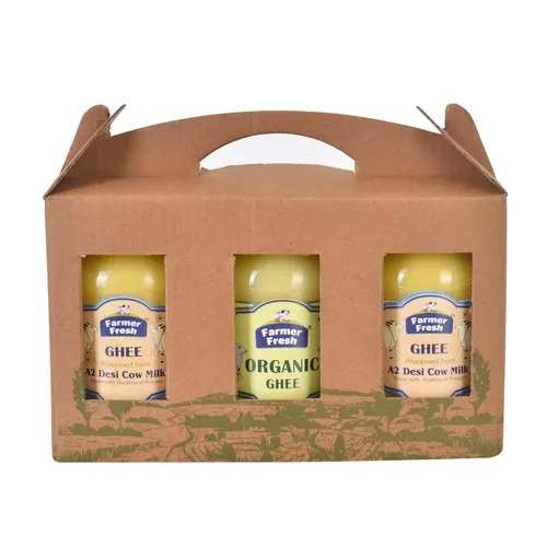 Farmer Fresh Ghee Combo Of 3 - 2 A2 Ghee And 1 Organic Ghee