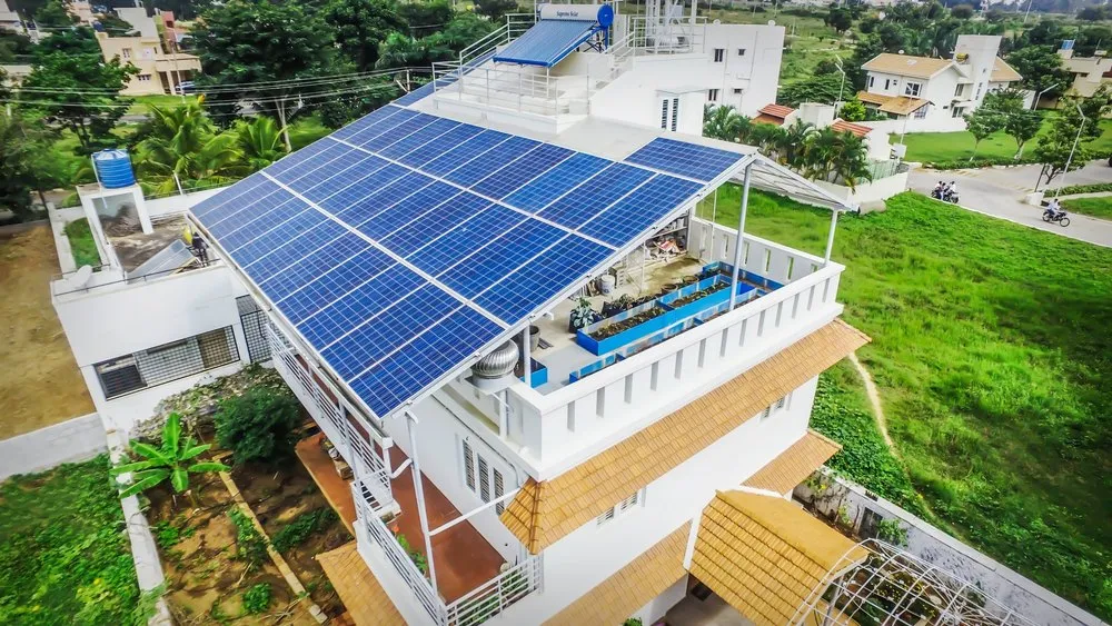 Rooftop Solar System On Grid For Residential, Capacity: 10 Kw