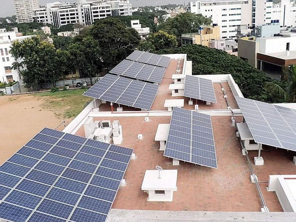 Solar Rooftop Grid Tie System For Commercial, Capacity: 50 KW