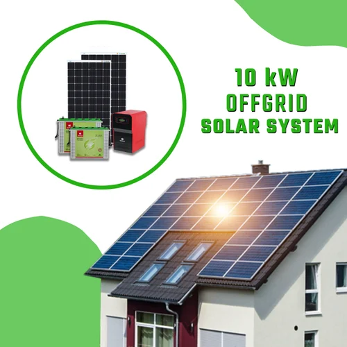 10 Kw Solar Off Grid System, For Commercial