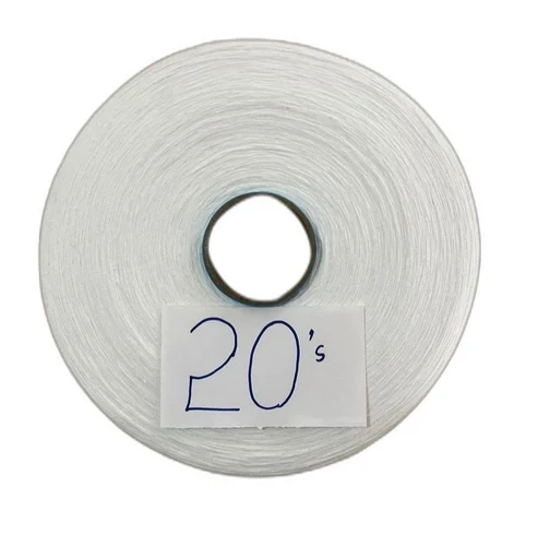 20 Count Recycled and dyed Yarn (White)