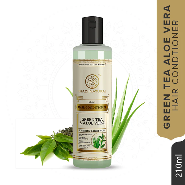 Khadi Natural Herbal Greentea & Aloevera Hair Conditioner