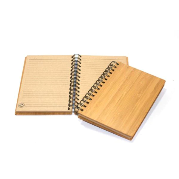 Recycled Paper Bamboo Notebook