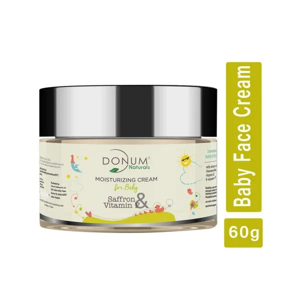 Donum Naturals Saffron &amp; Vitamin F Moisturising Cream for Baby – 60g