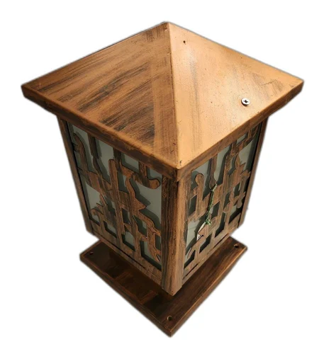 Wooden Finish MS Gate Light