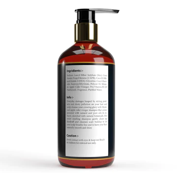 Mysticoal Biotin &amp; Collagen Thickening Shampoo for Hair Volume and Hair Loss,Free from Paraben &amp; Mineral Oil, for Men and Women Hair Shampoo (300 ml)