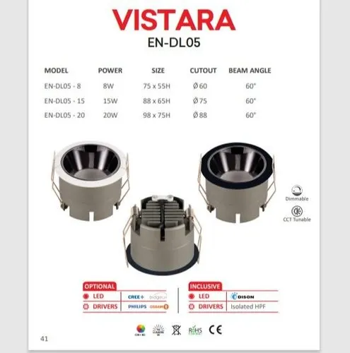 EN-DL05 Vistara Downlight