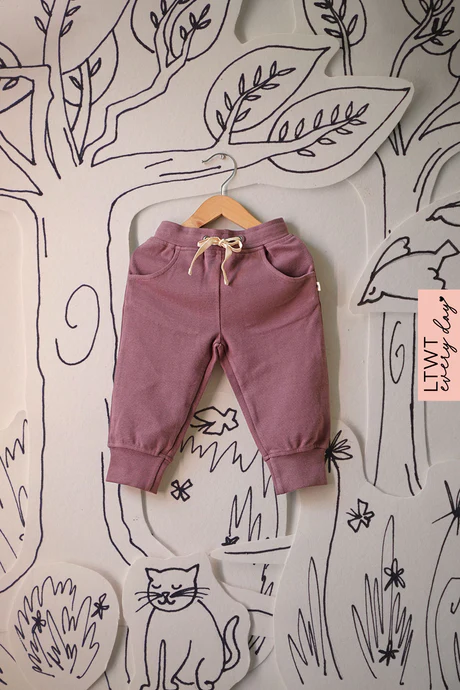 Everyday kids unisex pajama in mauve