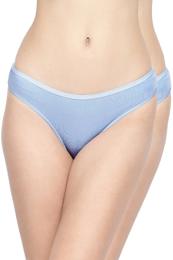 Organic Cotton Antimicrobial Bikini (Pack Of 2)-IMP004-Sky Blue_Sky Blue
