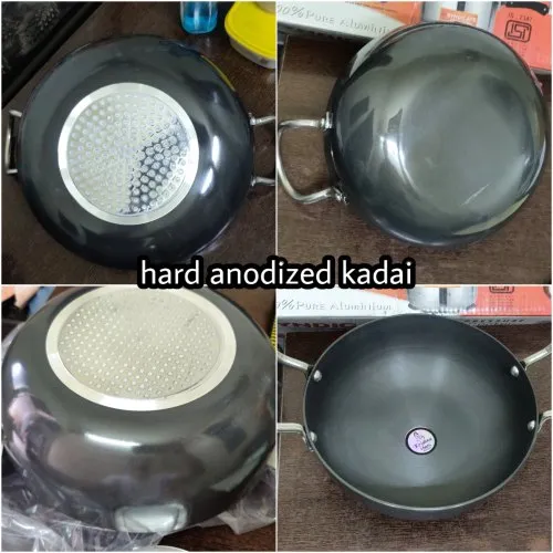Hard Anodized Kadai Set