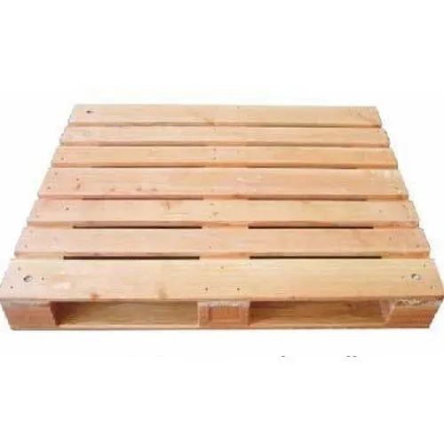 Square Brown Four Way Wooden Pallets