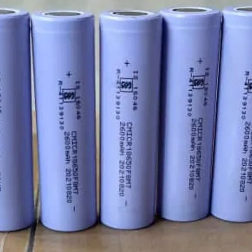 3.7V 2600mAh 3C EV NMC 18650 Lithium Ion Battery