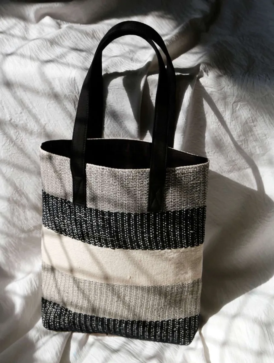Handwoven Paper Yarn Tote Bag