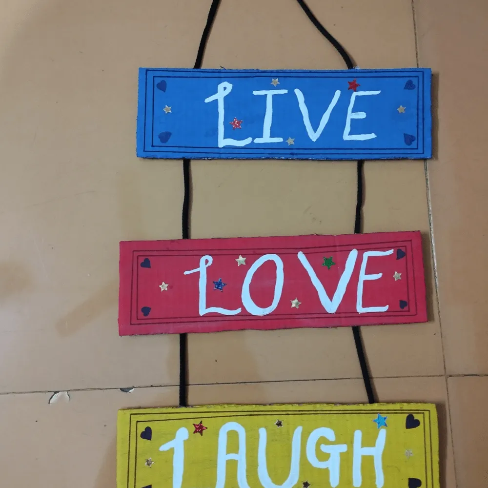 Wall Hanging Live Love Laugh