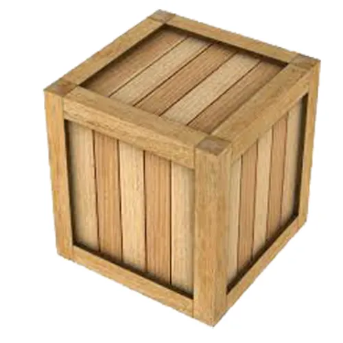 Brown Rectangle Wooden Box