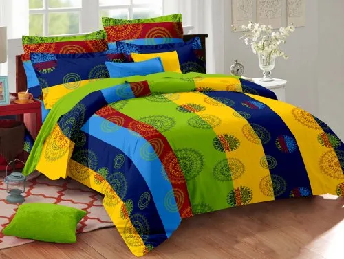 Cotspur Cotton King Size Bedsheet (Satin Procian)