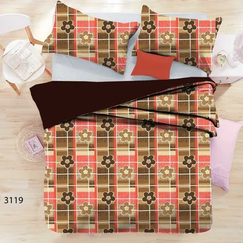 Cotton Printed Single Bed Sheet