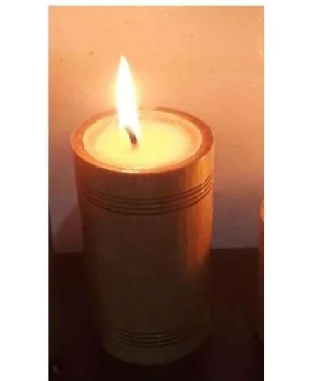 Bamboo Candle – Medium