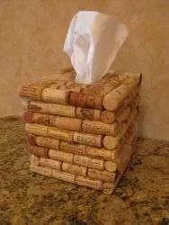 Cork Tissue Box