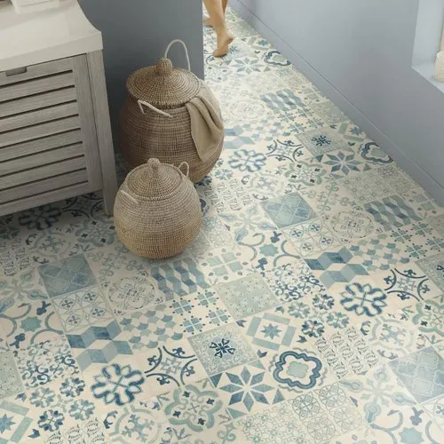 Multicolor Cushioned Vinyl Flooring, Thickness: 2.4mm To 3mm