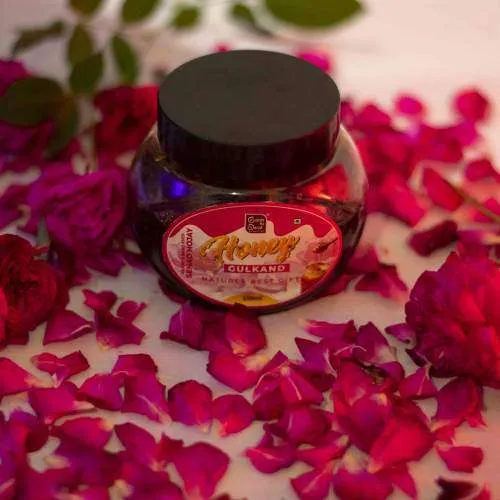 Organic &amp; Pure Gulkhand Honey 250gm