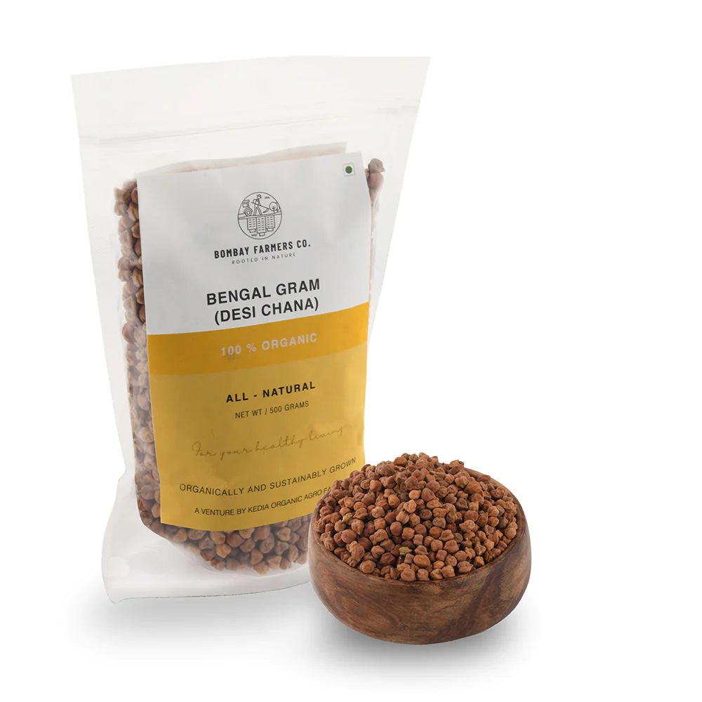 Organic Chana Brown / Desi Chana - 500 Gms