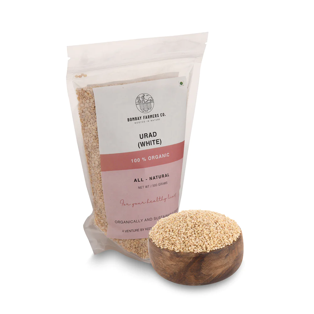 Organic Urad Dal Split White / Safed Urad Dal - 500