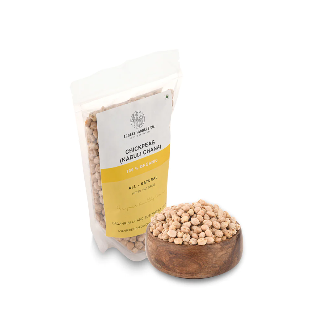 Organic Kabuli Chana / Chickpea - 500 Gms