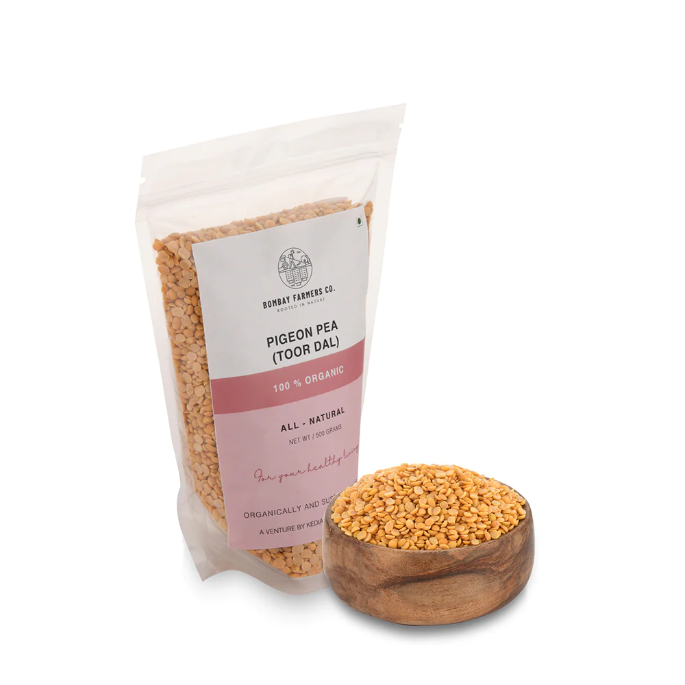 Organic Toor Dal Split / Pigeon Pea - 500 Gms