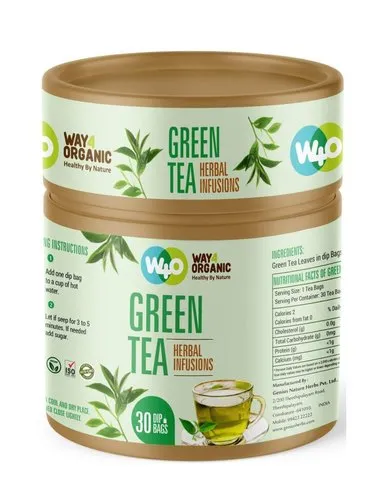 Way4Organic Green Tea - 30 Dips