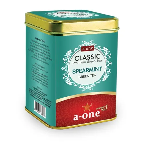 Mint A-One Spearmint Green Tea (100gms Tin)