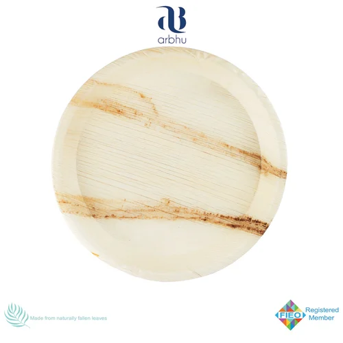 Round Areca Palm Leaf plates
