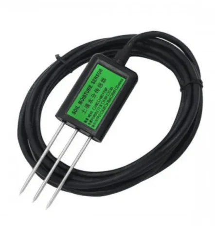 Soil Temperature Moisture Sensor with Analog Output 0-5v, Size: 45x15x123mm, Model Name/Number: RS-SD-*-TR-1