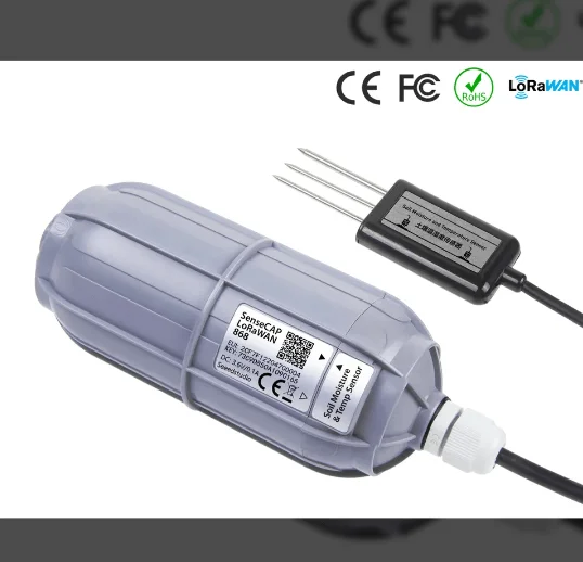 Soil Moisture And Temperature Sensor