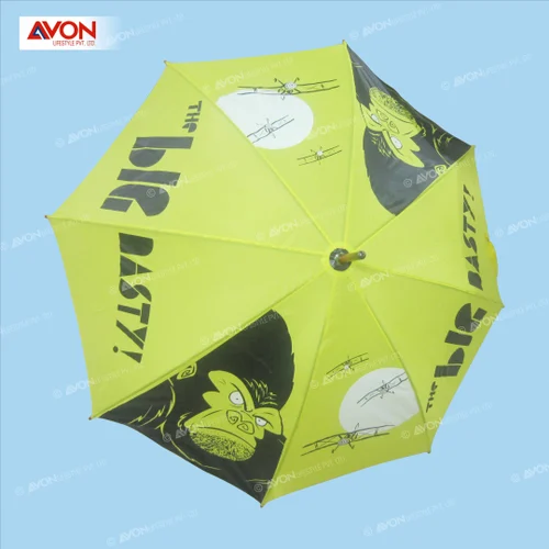 Printed Wooden Umbrella