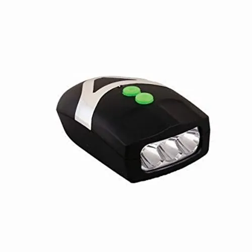 White LED Horn Bicycle Light