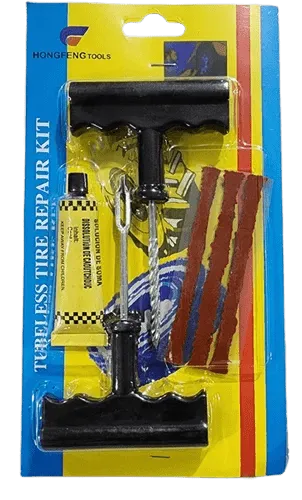 Tubeless Tyre Repair Puncture Kit With Solution