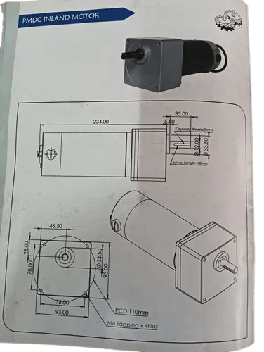 Pmdc Inland Motar 90w 120w180w 180 V