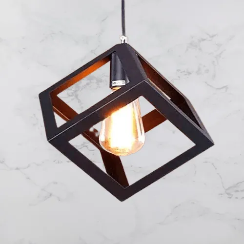 Cuboid shape hanging light