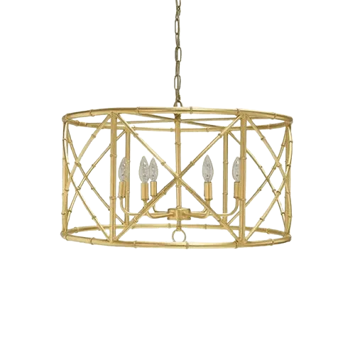 Round Gold Chandeliers