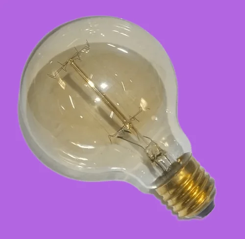 Glass Warm White Filament Bulb, 4W