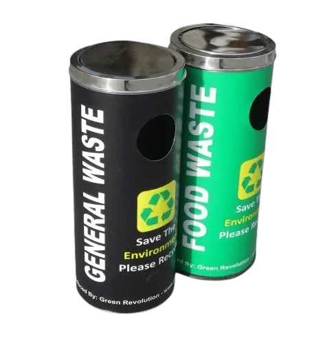 Stainless Steel Recycle Bins, Size: 36L