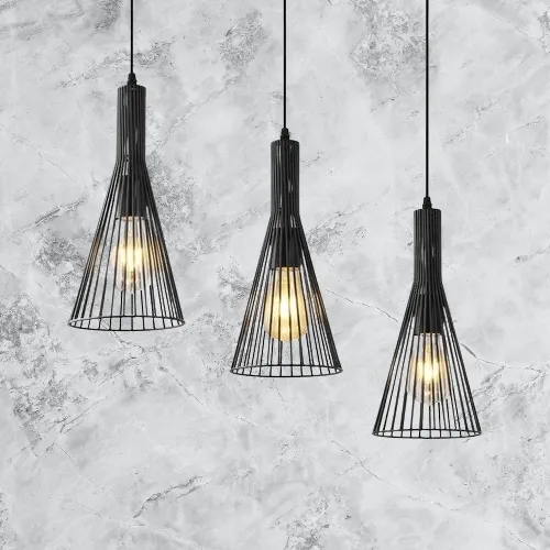 Antique Pearl Stone Hanging Light