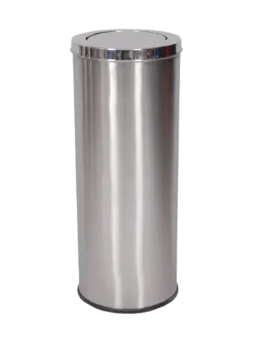 Matt & Gloass Finish Steel Dustbins, Size: 30l
